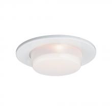  TM5505WH - 5-inch Line Voltage Dropped Shower Trim with Opal Glass Trim