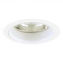  TM614WHWH - Specular Reflector Step Baffle Recessed Lighting Trim