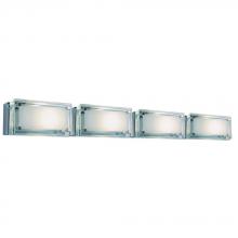  WS307H-4GL - Four-Light Mini Rectangular Glass Bar