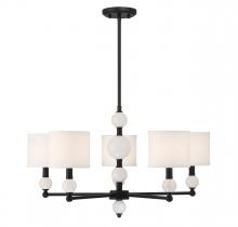  V6-L1-9722-5-89 - Cardiff 5-Light Chandelier in Matte Black