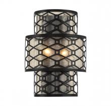  V6-L9-6102-2-89 - Mannheim 2-Light Wall Sconce in Matte Black