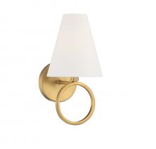 Lighting One US V6-L9-9150-1-322 - Compton 1-Light Wall Sconce in Warm Brass