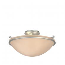 Hubbardton Forge 124304-SKT-82-SS0053 - Plain Large Semi-Flush