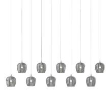  131203-SKT-LONG-82-YL0709 - Ume 10-Light Pendant