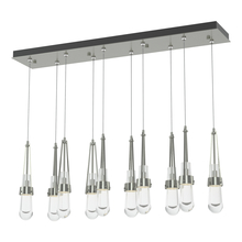  131207-SKT-STND-85-ZM0434 - Link 10-Light Clear Glass Pendant