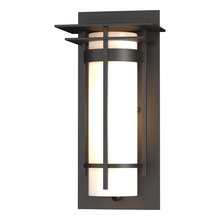 Hubbardton Forge 305992-SKT-14-GG0066 - Banded with Top Plate Small Outdoor Sconce