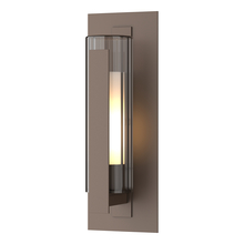  307282-SKT-75-ZU0658 - Vertical Bar Fluted Glass Medium Outdoor Sconce