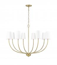  29908-VB - Kandor 8-Light Chandelier Ceiling Light Vintage Brass