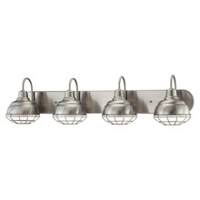  5424-SN - Neo-Industrial 4-Light Vanity Satin Nickel