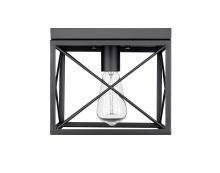  94101-MB - 1-Light Flushmount Ceiling Light Matte Black