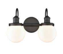  4222-MB - Ella 2-Light Vanity Matte Black