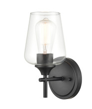  9701-MB - Ashford 1-Light Wall Sconce Matte Black