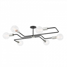  H488606S-PN/TBK - Jena Semi Flush