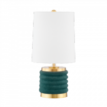 Mitzi by Hudson Valley Lighting HL561201-AGB/DTL - Bethany Table Lamp