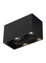 Visual Comfort & Co. Modern Collection 700FMEXOD630BW-LED935 - Exo 6 Dual Flush Mount