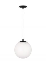  6020-112 - Medium One Light Pendant with White Glass