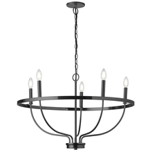  CSR-295C-MB - 5LT Incandescent Chandelier, MB