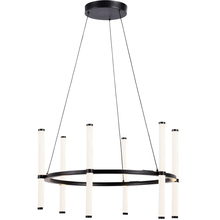  CVT-2436C-MB - 36W Chandelier, MB w/ WH Acrylic Diffuser