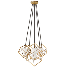  TSN-6P-GLD - 6LT Halogen Pendant Gold