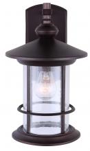 Canarm IOL141ORB - Treehouse, Spec. IOL141 ORB, 1 Bulb Outdoor Downlight, Seeded Glass, 100W Type A