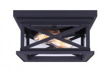  IOL400BK - Elm 1 Light Outdoor Lantern, Black Finish