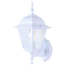  IOL111 - Outdoor 1 Light Outdoor Lantern, White Finish