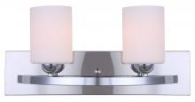  IVL370A02CH-O - Hampton 2 Light Vanity, Chrome Finish