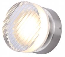  LWL297A05BN - BENNI 5.375 in. 1 Light Brushed Nickel Integrated LED Wall Light with Clear Acrylic Shade