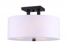  ISF578A03ORB - River 3 Light Semi Flush, Bronze Finish