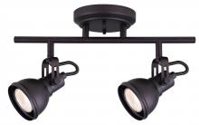  IT622A02ORB10 - Polo 2 Light Track Lighting, Bronze Finish