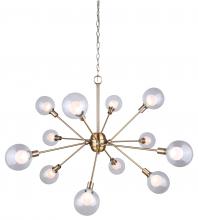  ICH683A12GD9 - Estella 2 Light Chandelier, Gold Finish