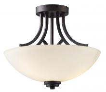  ISF421A03ORB - Somerset 1 Light Semi Flush, Oil Rubbed Bronze Finish