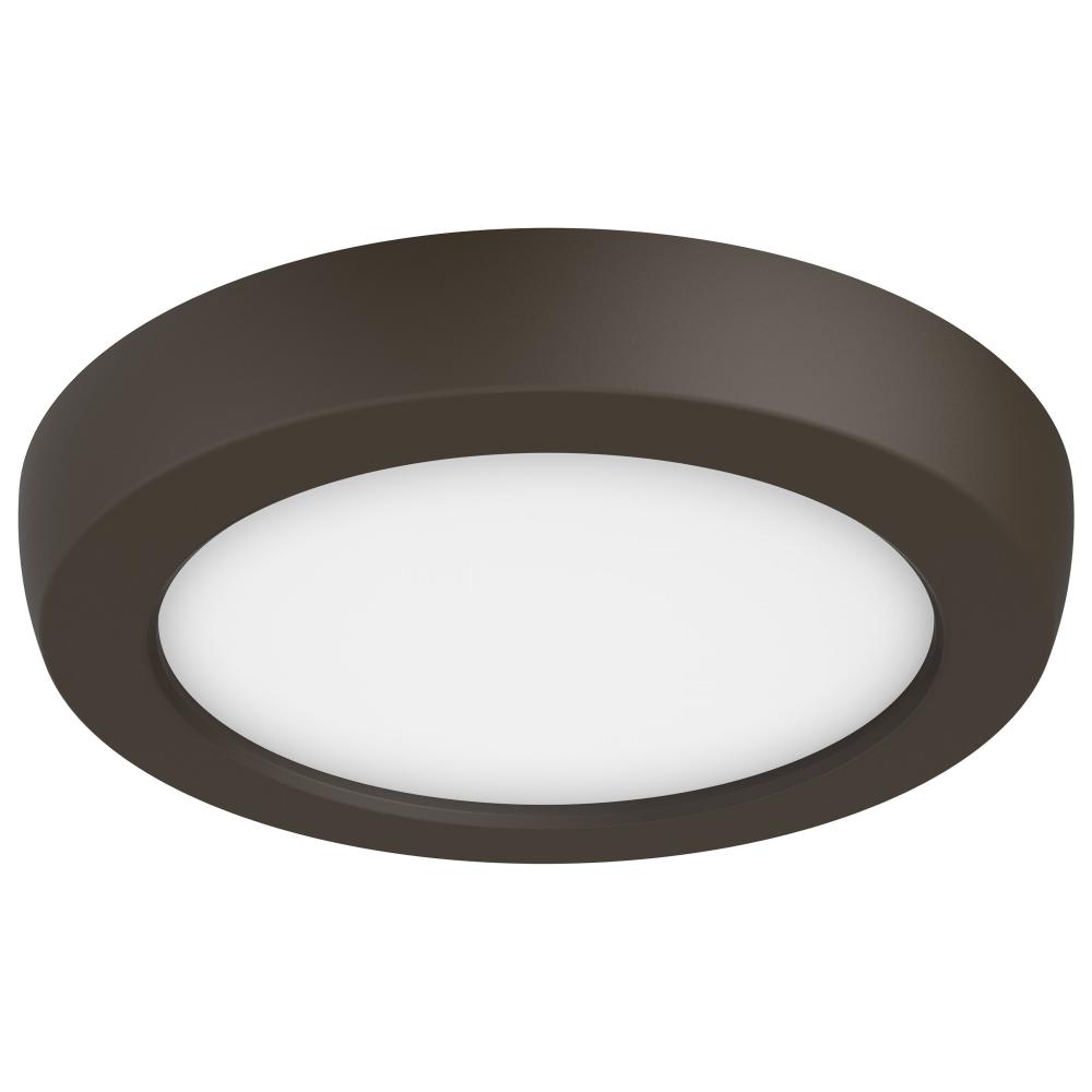 Blink Pro - 9W; 5in; LED Fixture; CCT Selectable; Round Shape; Bronze Finish; 120V