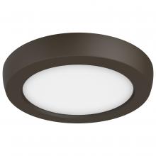 Nuvo 62/1702 - Blink Pro - 9W; 5in; LED Fixture; CCT Selectable; Round Shape; Bronze Finish; 120V