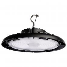  65/771R2 - Wattage 150W/175W/200W and CCT Selectable 3K/4K/5K LED UFO High Bay; 100-277 Volt; Black Finish