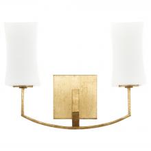  581-2-74 - Ayala 2 Light Wall Mount, Gold Leaf