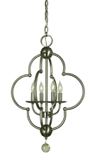  1160 MB - 4-Light Mahogany Bronze Quatrefoil Dining Chandelier