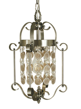  2921 MB - 1-Light Mahogany Bronze Naomi Mini Chandelier