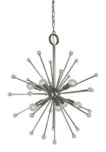  3088 PN - 10-Light Polished Nickel Supernova Chandelier