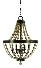  4485 MB - 5-Light Mahogany Bronze Naomi Chandelier