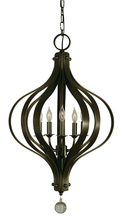  4585 BN - 5-Light Brushed Nickel Aries Chandelier