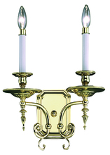  7662 PB - 2-Light Polished Brass Kensington Sconce