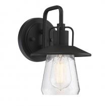  M50022BK - 1-Light Outdoor Wall Lantern in Matte Black