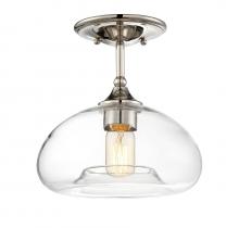  M60017PN - 1-Light Ceiling Light in Polished Nickel