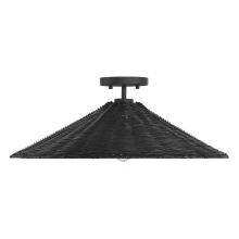  M60074MBK - 1-Light Ceiling Light in Matte Black