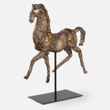  17585 - Caballo Dorado Horse Sculpture