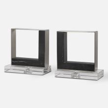  17865 - Tilman Modern Marble Bookends, S/2