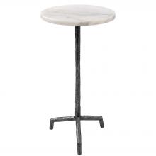  22897 - Puritan White Marble Drink Table