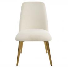  23262 - Vantage Off White Fabric Dining Chair