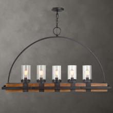  21328 - Atwood 5 Light Rustic Linear Chandelier